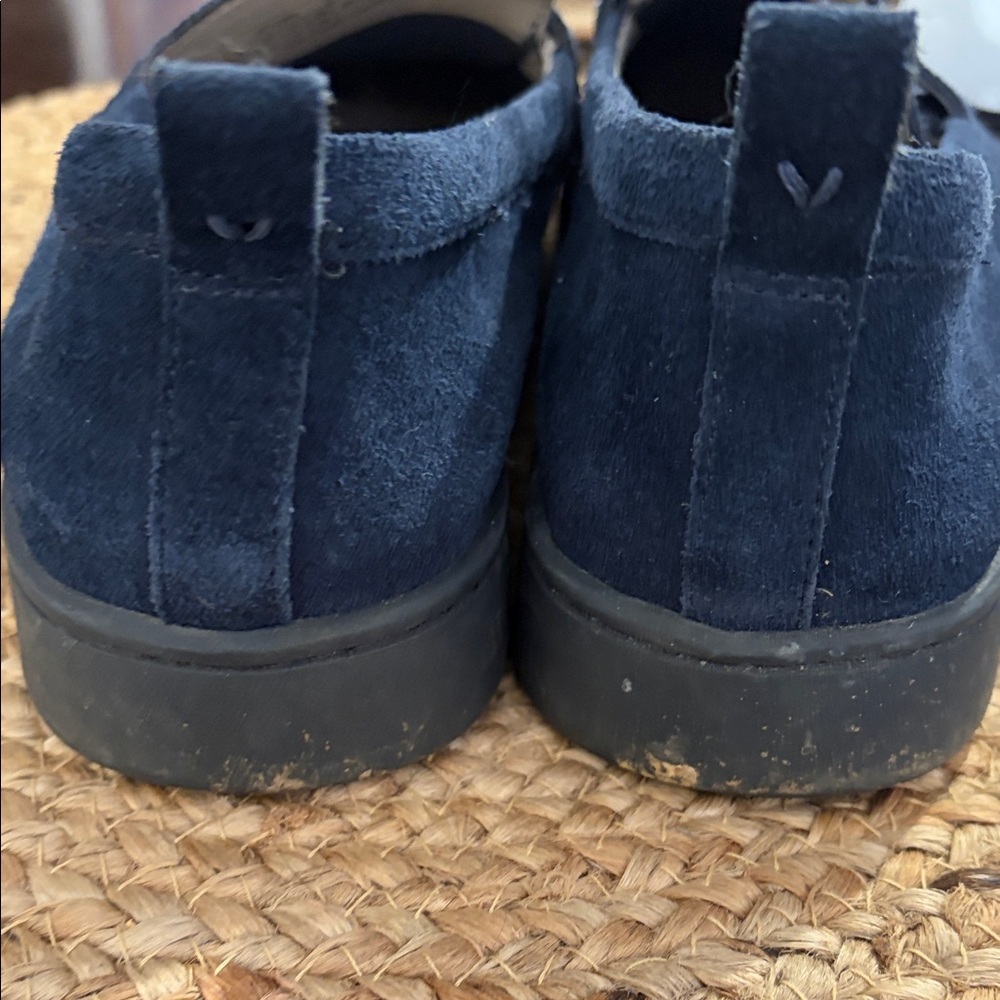 VIONIC WOMENS Navy BLUE Suede Penny Loafers SZ 10 - Picture 4 of 8